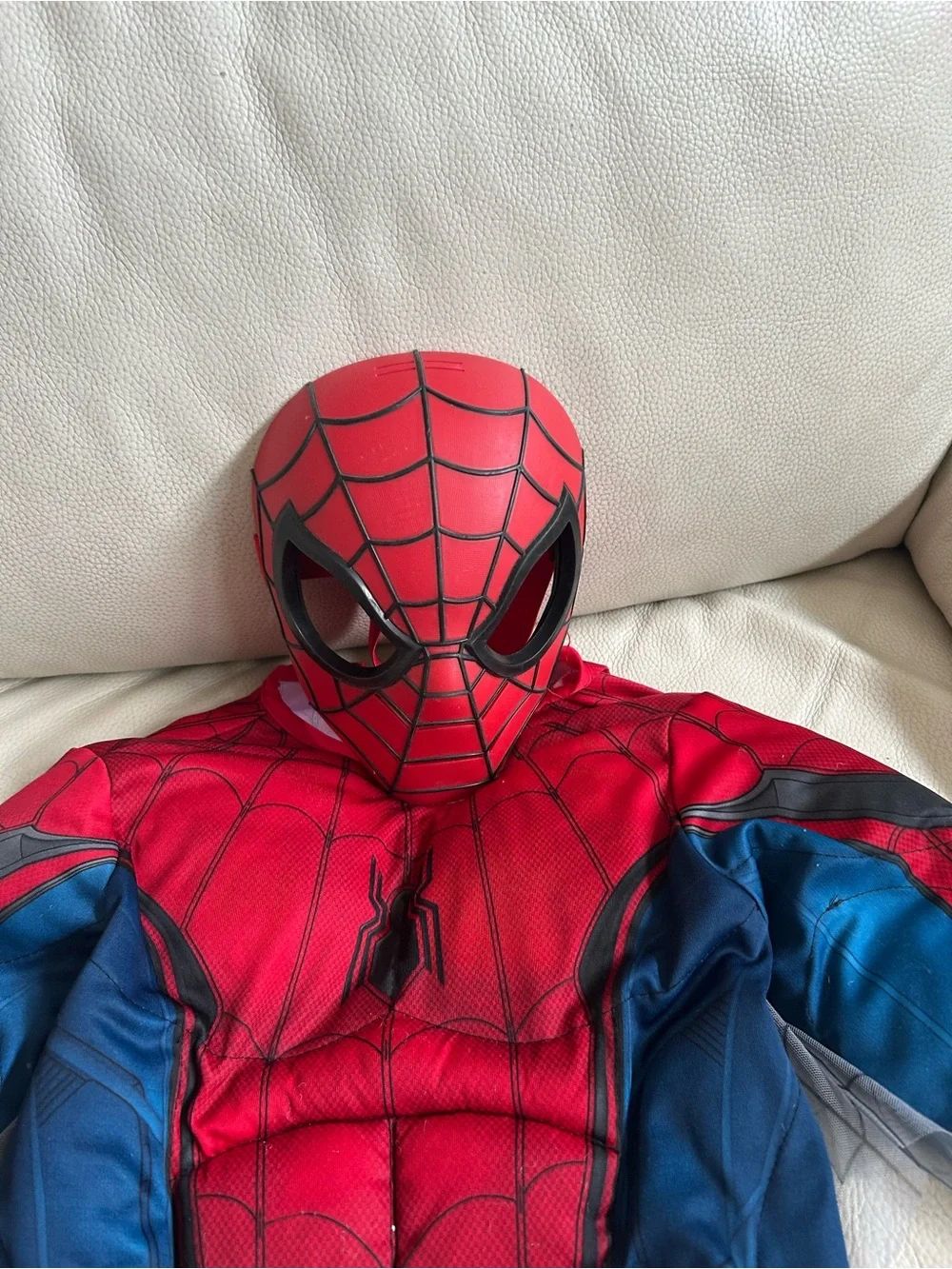 Kids Halloween Spider-Man Red & Blue Kids Costume - Size M 7/8